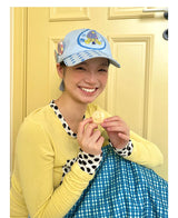 【即日発送】UnsocialNigh original niche design illustration print star Taichi Dog cap female versatile 
