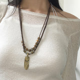 Coute Vintage Hippie Layered Necklace
