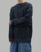 Ber Two-tone knit (Black)