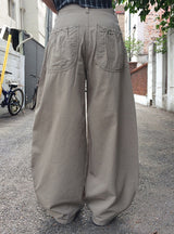 Sto shirring pocket balloon wide pants