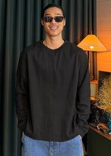 [ virstyle original ] INKKI Cropped Waffle T-Shirt 2COLOR