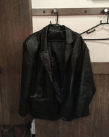 ヴィンテージブラックレザージャケット
