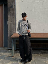 sweet cake color-block sweatshirt (3colors)
