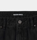 26SS★ ハンドペイントフェイデッドデニムパンツ