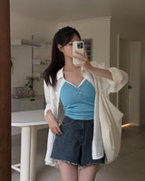 Peru denim shorts