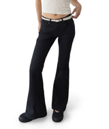 Iva Studded Low-Rise Bootcut Jeans