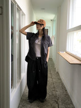 [MADE] Datone overfit nylon short sleeve shirt