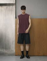 Washed Vintage Wide-Shoulder Tank