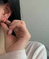 (silver925) ミニローズワンタッチピアス *gold