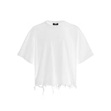 ATLU - Distressed - Tシャツ (ホワイト/ブラック)