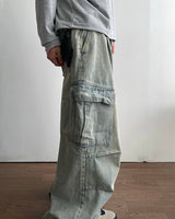 Roti Cargo Denim Pants