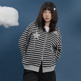 Star Dolphin Check Applique Hood Zip Up
