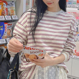 クランチストライプボックスTシャツ