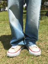 ディアカットウォッシングデニムパンツ4C