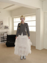 maxi lace skirt