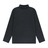 タートルネック長袖Tシャツ (ダークグレー)