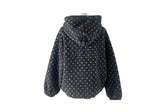 Shuka Heart Fluffy Fleece Hood Jumper