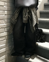 [ORIGINAL] ブラッシードデニムワイドパンツ