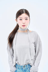 ネクタイロングスリーブニット / necktie L/S Knit
