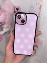 Candy bonbon phone case (baby pink) - black glass - magsafe