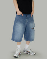 Nikki Damaged Bermuda Pants