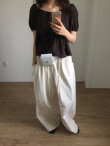 Daily Cotton Balloon Pants (4color)