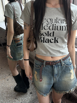 [S/S] レギュラープリンティングハーフTシャツ(3color)