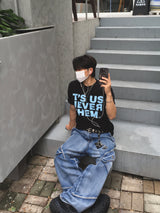 スケレーダーカーゴデニムパンツ(light blue)