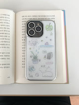 [MADE] Doodle note silver epoxy case 