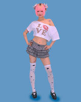 フリルリボンチェックショートパンツ (3color)