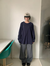 センキューベーシックラグランオーバー長袖Tシャツ