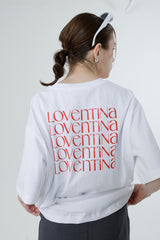 MULTI PRINTING T-SHIRT LIZE_WHITE