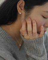 ブリーズピアス (シルバー)