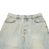 24FW COATING WASHING WIDE DENIM PANTS LIGHT BLUE