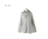 Fran Curved Two-Way Hood Windbreaker