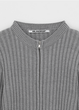 [MADE] Milky Cotton Golji Knit Zip-up