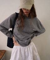ヘイズストライプTシャツ_グレー