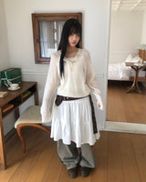 Narin Tiered Midi Skirt