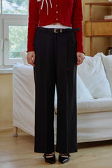 MOON NIGHT WIDE PANTS / BLACK