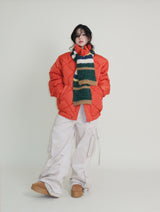 Carrot Diamond Quilting Unisex High Neck Padding (100% Wellon)