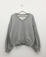 Lilac Peach V-Neck Sweatshirt (5 Colors)