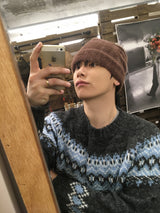 No.1527 F fur BEANIE (4color)