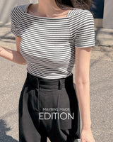 【MADE】striped T-shirt