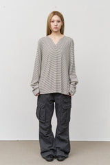 Dyed Stud Cargo Pants