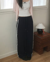 Sco Frill Lace Track Sweat Pants