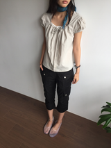 Street flap half pants (2color)