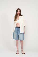 BERMUDA VINTAGE WASHING DENIM