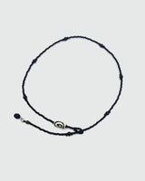 スパイラルネックレス(black)