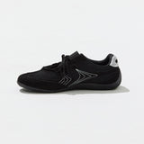 Nudge Lace Up Sneakers - Black