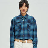 flannel plaid western shirt pacific
